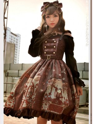 Souffle Song Alchemist Cat Lolita dress JSK (SS916)